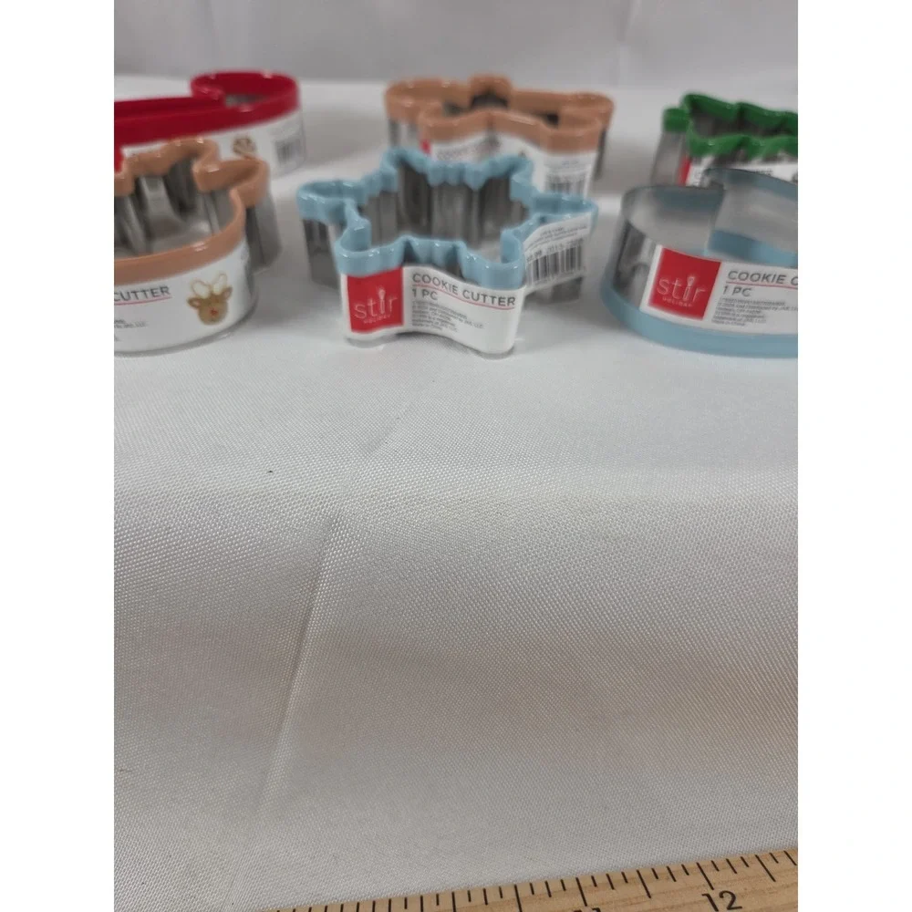 Stir Christmas Cookie Cutters Set Of 6 New